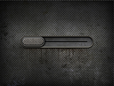 WW1 Slider apple grunge ipad metal slider ui ww1