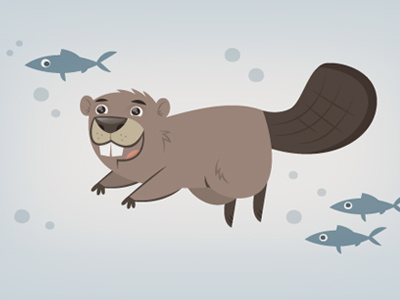 beaver beaver illustration skwirrol