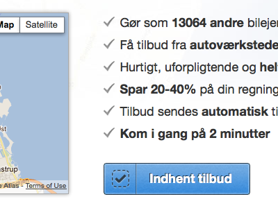 Indhent tilbud app