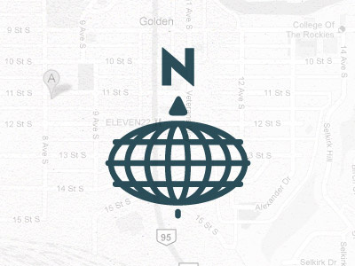 Wayfinder compass globe map neutra north wayfinder