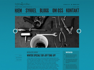 Sykkelproffen bike shop website