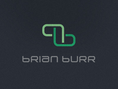 Brian Burr burr computer infinity ink kevin logo loop monogram ocular science type