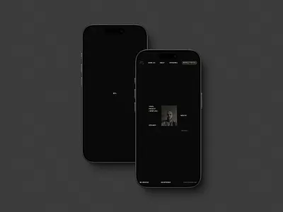 Mobile, Folio 2025 mobile portfolio responsive web
