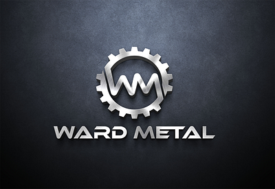 Ward Metal 3D logo design 3d 3d logo 3d logo design 3d logo designer 3d logo maker branding design graphic design illustration lettermark logo design logo logo design logo designer logo designers logo maker monogram logo design typography vector web designer website design