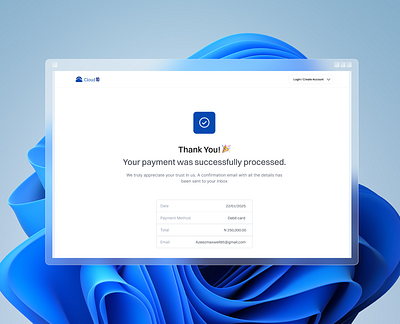 Payment confirmation design payment confirmation payment success ui ux