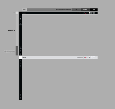 Navigation wireframe