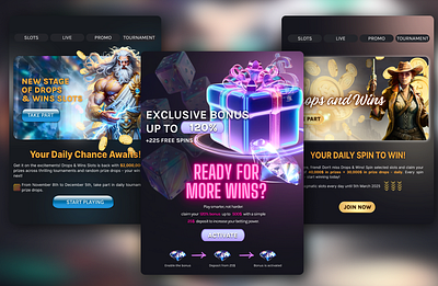 Casino email casino design email figma gambling graphic design illustration marketing