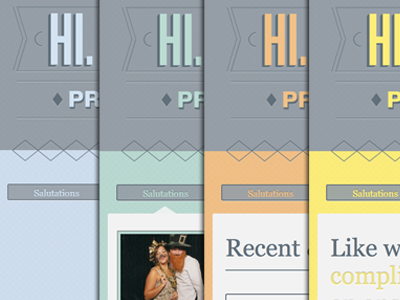 Pages gettin' coded... colors css html personal web