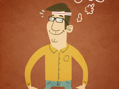 Character Study cartoon character dork illustration