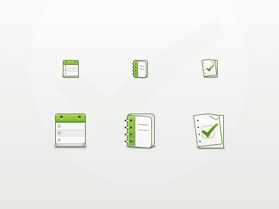 To Do green icons iphone retina todo