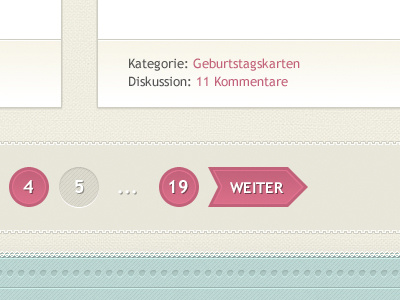 Pagination pagination texture