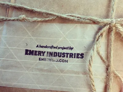 Emery Books Stamp books brothers craft emery books handmade industrial ink neutraface packaging stamp