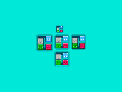 Chunks Icons 8bit chunks game icon ios ludumdare new pixel