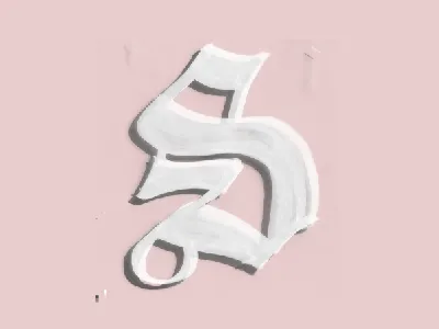 Blackletter Caps blackletter caps drawn gothic marker type