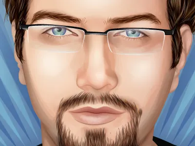 Mr Abannon brush illustration illustrator vector