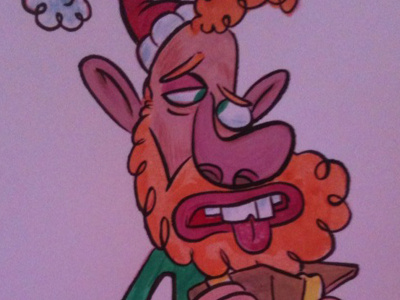 Elf 8 cartoons christmas elves watercolor