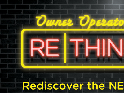 ReThink - Concept 4 brick glow neon print