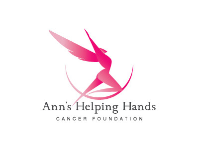 Anns Helping Hands Logo angel branding cancer foundation hands helping identity logo