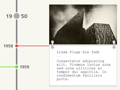 Timeline courier dot light textbox timeline