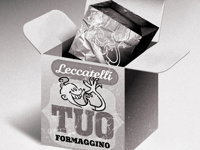 Formaggino Tuo advertising cheese child children fingers food formaggino illustration illustrator italian italy lorenzo milito photoshop retro sixties tuo vintage