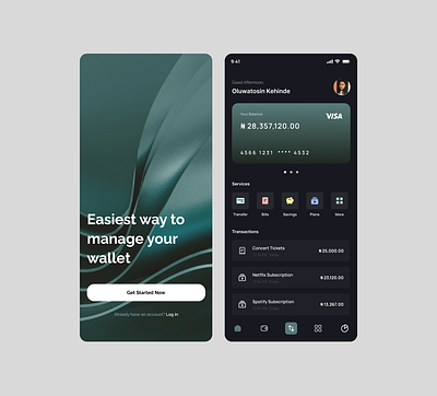 Wallet Management App color design figma finance logo mobile splashscreen ui uidesign wallet walletmanagement