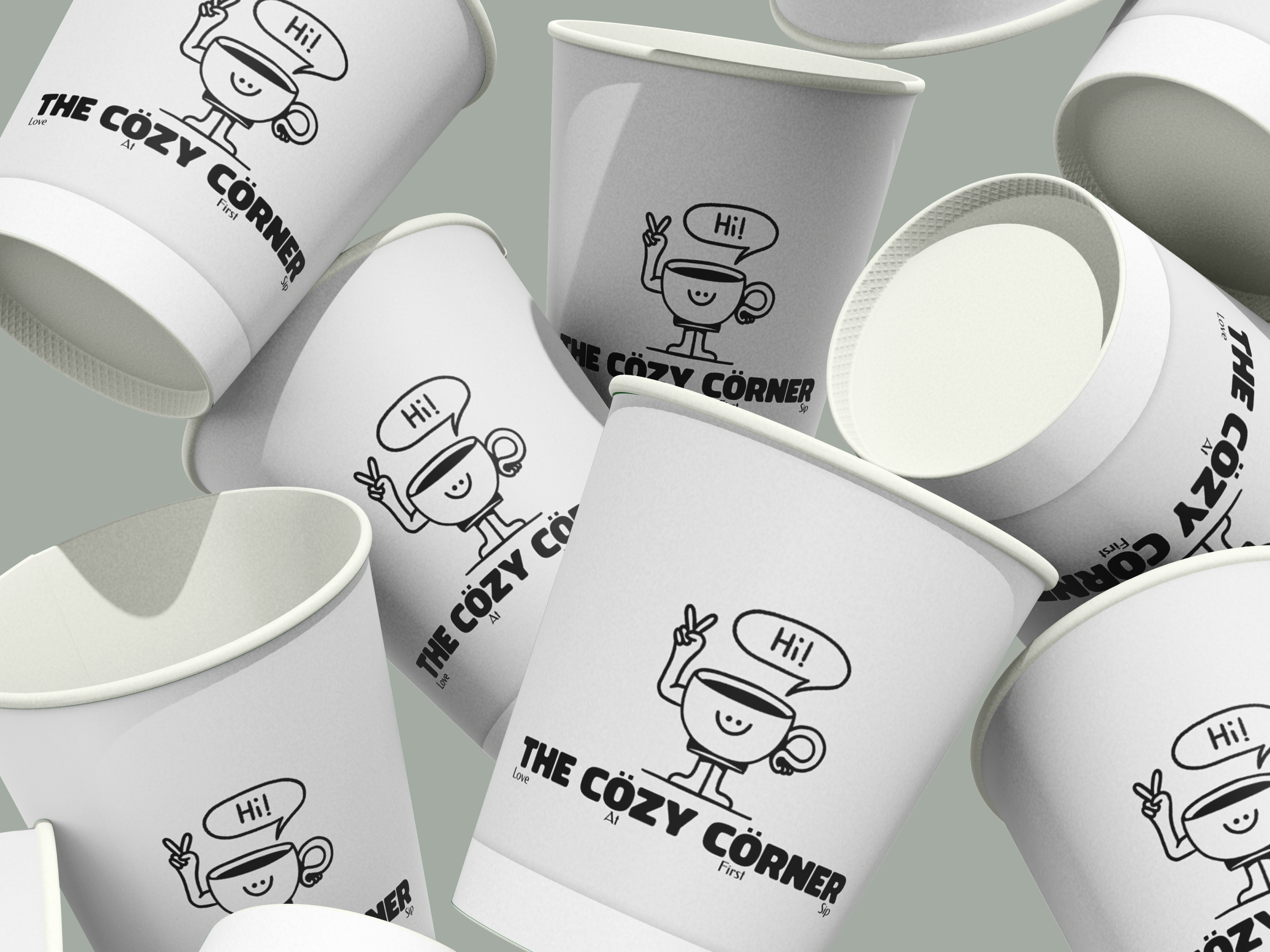 Example of The Cozy Corner | Full Branding Package for a Cozy Coffee Shop