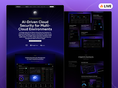 Indya.ai website design ai ai generator ai technology artificial intelligence branding chat gpt interaction landing page logo saas startup trending ui uiux