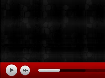 HTML5 Video controls forward html5 icon play player red tv ui video