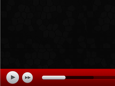 HTML5 Video controls forward html5 icon play player red tv ui video