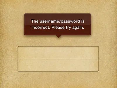 Error Bubble app design interactive mobile ui
