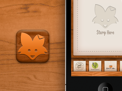 CardFox icon app fox icon ios iphone startup weekend