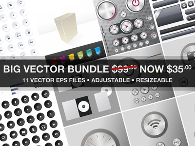 Big Vector Bundle bundle elements ui vector