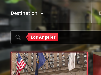 Destination app ui ux web