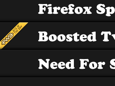 Project nav titles