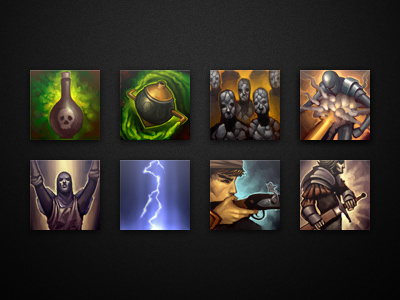 MMORPG UI Icons gaming icons illustration rpg ui icons