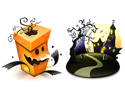 illustration for halloween illustration photoshop