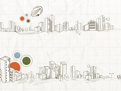 Footer Cities city footer illustration