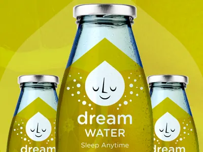 Dream Water bottle design beverage bottle packaging
