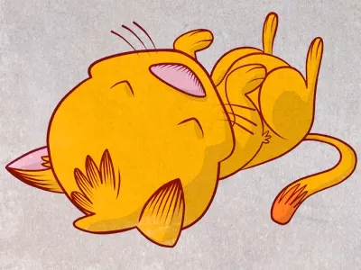 Cats animals illustration