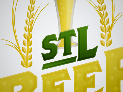 STL Beer Club Logo branding identity illustration logo