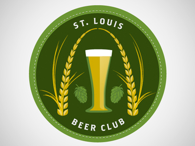 STL Beer Club Patch crest identity logo mark patch