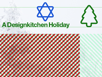 A Designkitchen Holiday helvetica holiday icon pattern web