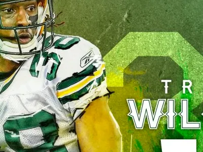 Tramon Williams Graphic creative design football poster sports