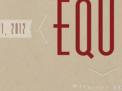 Equip 3.x branding brown church work red texture typography