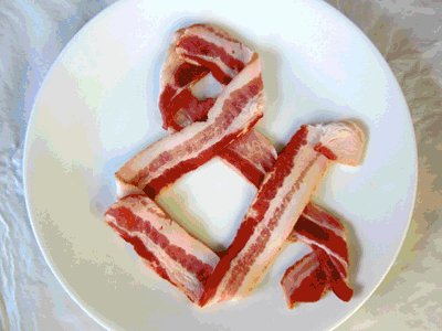 Ham-persand amp ampersand and bacon cooking food gif lettering type typography wip