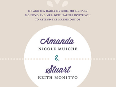 Wedding Invitation invitation typography wedding