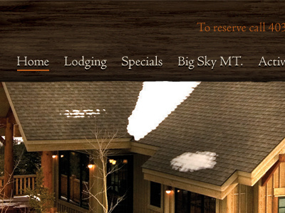 Rustic custom wood nav custom nav navigation rustic web wood