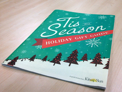 Tis the Season final product christmas cover design holiday illustration