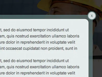 Website Modal Window modal website window