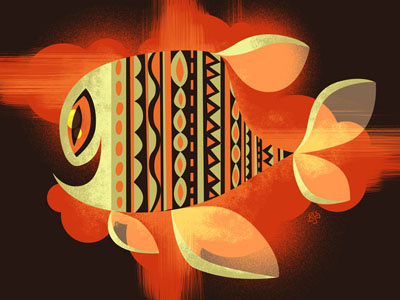 Turbo Fish fish illustration